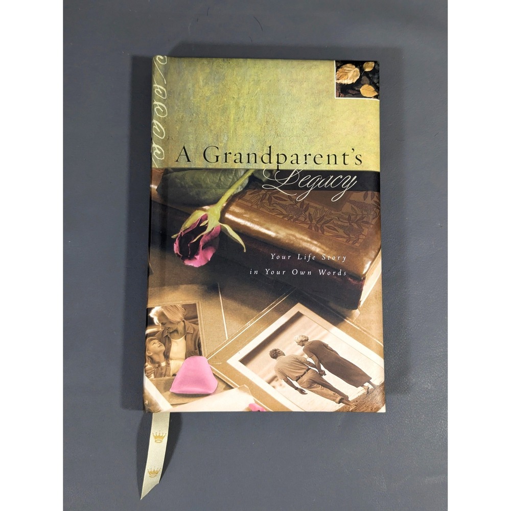 Hallmark A Grandparents Legacy Guided Memory Journal Hardcover Life Story Book